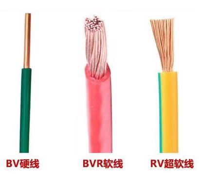 BVR、RV、BV電線三者的區(qū)別